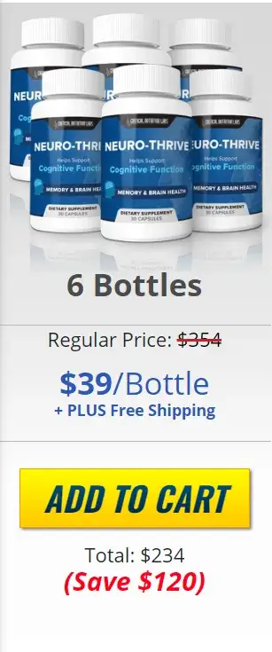 Neuro-Thrive 6 bottles